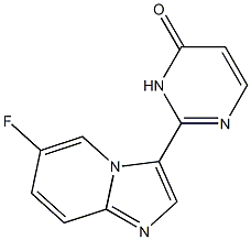 2-(6-fluoroimidazo[1,2-a]pyridin-3-yl)pyrimidin-4(3H)-one