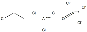 氯化乙基铝/三氯氧钒 AL^{2^}ET^{3^}CL^{3^}/VOCL^{3^},,结构式