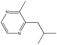 2-methyl-3-isobutylpyrazine Structure