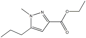 Ethyl 1-methyl-5-propyl-1H-pyrazole-3-carboxylate ,97% Struktur