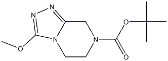 N-叔丁氧羰基-5,6,7,8-四氢-3-甲氧基-[1,2,4]三唑[4,3-A]吡嗪,,结构式