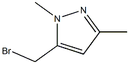 5-溴甲基-1,3-二甲基-1H-吡唑,,结构式