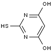 2-巯基嘧啶-4,6-二醇, , 结构式