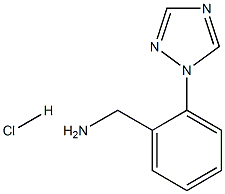 1-[2-(1H-1,2,4-triazol-1-yl)phenyl]methanamine hydrochloride