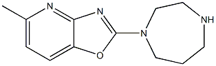 2-(1,4-diazepan-1-yl)-5-methyl[1,3]oxazolo[4,5-b]pyridine Structure