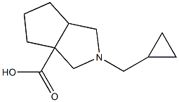 2-(cyclopropylmethyl)hexahydrocyclopenta[c]pyrrole-3a(1H)-carboxylic acid Structure