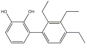 3-(2,3,4-Triethylphenyl)benzene-1,2-diol