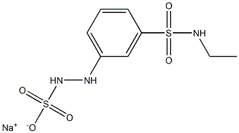 2-[m-(Ethylsulfamoyl)phenyl]hydrazinesulfonic acid sodium salt