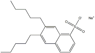 6,7-Dipentyl-1-naphthalenesulfonic acid sodium salt