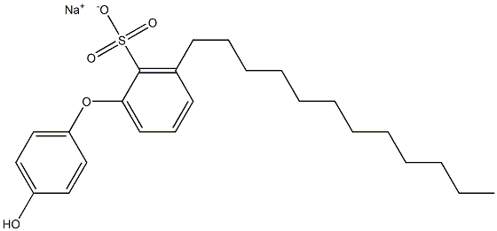 4'-Hydroxy-3-dodecyl[oxybisbenzene]-2-sulfonic acid sodium salt|