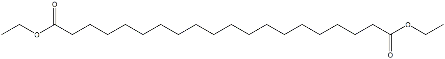 Icosanedioic acid diethyl ester Structure