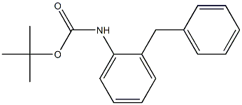 N-(tert-Butyloxycarbonyl)-2-benzylaniline 结构式
