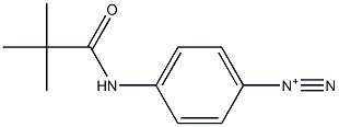 p-(Pivaloylamino)benzenediazonium Structure