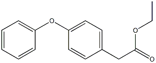 (4-フェノキシフェニル)酢酸エチル 化学構造式