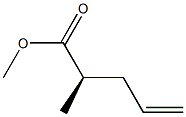 [R,(-)]-2-Methyl-4-pentenoic acid methyl ester Structure