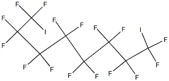 Hexadecafluorooctamethylene diiodide Struktur