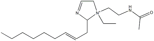 1-[2-(Acetylamino)ethyl]-1-ethyl-2-(2-nonenyl)-3-imidazoline-1-ium