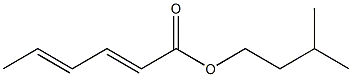 Sorbic acid 3-methylbutyl ester|