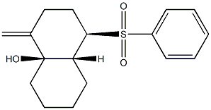 (4R,4aR,8aR)-8a-Hydroxy-1-methylene-4-(phenylsulfonyl)decahydronaphthalene