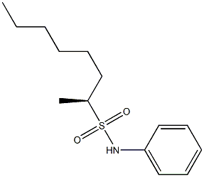 [S,(-)]-2-Octanesulfonanilide 结构式