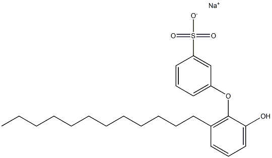 2'-Hydroxy-6'-dodecyl[oxybisbenzene]-3-sulfonic acid sodium salt