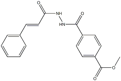 1-(4-Methoxycarbonylbenzoyl)-2-cinnamoylhydrazine|