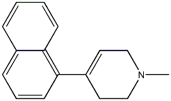 1,2,3,6-Tetrahydro-1-methyl-4-(1-naphtyl)pyridine