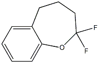 2,3,4,5-Tetrahydro-2,2-difluoro-1-benzoxepine Structure
