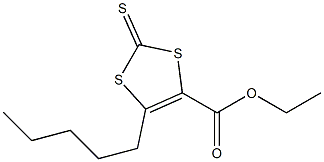 5-Pentyl-2-thioxo-1,3-dithiole-4-carboxylic acid ethyl ester