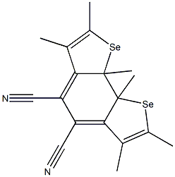 8a,8b-Dihydro-2,3,6,7,8a,8b-hexamethyl-1,8-diselena-as-indacene-4,5-dicarbonitrile|