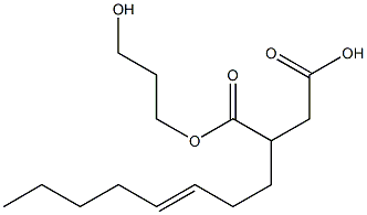 2-(3-Octenyl)succinic acid hydrogen 1-(3-hydroxypropyl) ester Structure
