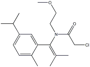 N-[1-(2-Methyl-5-isopropylphenyl)-2-methyl-1-propenyl]-N-[2-methoxyethyl]-2-chloroacetamide