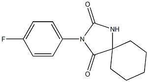 2-(4-Fluorophenyl)-2,4-diazaspiro[4.5]decane-1,3-dione Structure