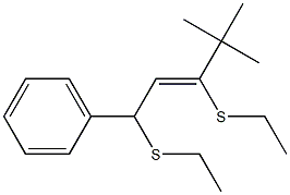 (Z)-3,5-Bis(ethylthio)-5-phenyl-2,2-dimethyl-3-pentene|