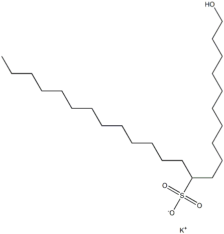 1-Hydroxytetracosane-11-sulfonic acid potassium salt