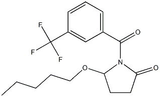 5-(Pentyloxy)-1-[3-(trifluoromethyl)benzoyl]pyrrolidin-2-one