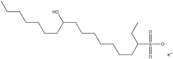 11-Hydroxyoctadecane-3-sulfonic acid potassium salt|