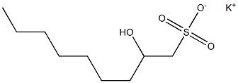 2-Hydroxynonane-1-sulfonic acid potassium salt