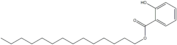 Salicylic acid myristyl ester Struktur