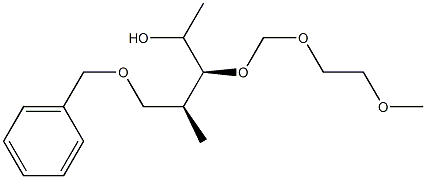 (3S,4S)-5-Benzyloxy-3-(2-methoxyethoxymethoxy)-4-methylpentan-2-ol Structure