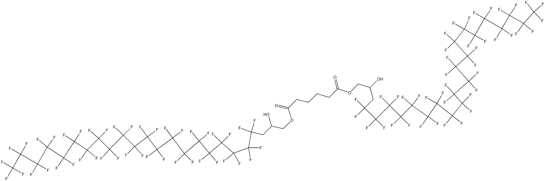 Adipic acid bis(4,4,5,5,6,6,7,7,8,8,9,9,10,10,11,11,12,12,13,13,14,14,15,15,16,16,17,17,18,18,19,19,20,20,21,21,22,22,23,23,24,24,24-tritetracontafluoro-2-hydroxytetracosyl) ester