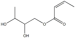 (Z)-2-Butenoic acid 2,3-dihydroxybutyl ester