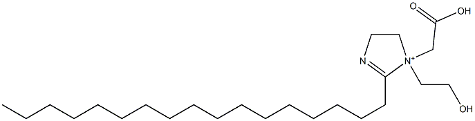 1-Carboxymethyl-2-heptadecyl-1-(2-hydroxyethyl)-2-imidazoline-1-ium|