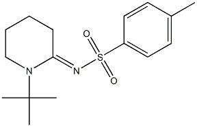 1-tert-Butyl-2-(tosylimino)piperidine Struktur