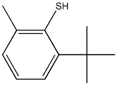 2-tert-Butyl-6-methylbenzenethiol Struktur