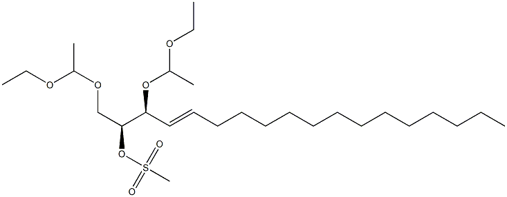  (2S,3S)-1,3-Bis(1-ethoxyethoxy)-4-octadecen-2-ol methanesulfonate