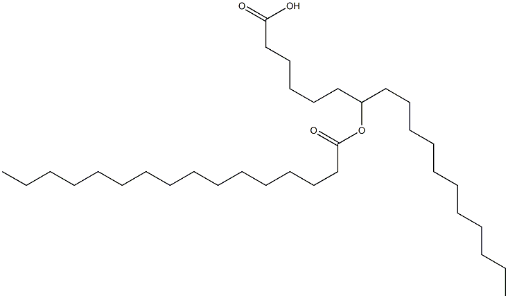 7-Hexadecanoyloxyoctadecanoic acid Struktur