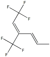3-(Trifluoromethyl)-1,1,1-trifluoro-2,4-hexadiene Struktur