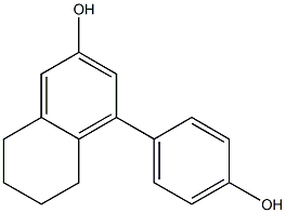 5,6,7,8-Tetrahydro-4-(4-hydroxyphenyl)naphthalen-2-ol