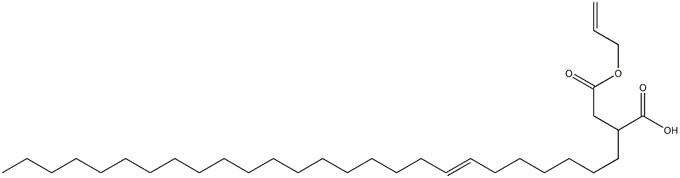 2-(7-Hexacosenyl)succinic acid 1-hydrogen 4-allyl ester Struktur